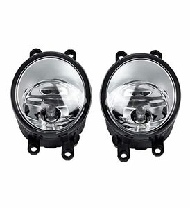 トヨタ フォグランプ ユニット クリア レンズ 汎用 社外品 HID LED 純正サイズ交換用 H8 H11 H16 ガラス LR