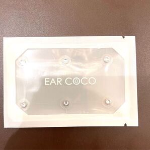 【新品未使用未開封】ヘアゴム1本&イヤーココ 6粒×1シート クリスタル 透明 箱無配送