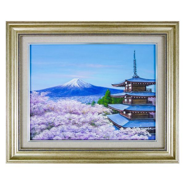 2023年最新】Yahoo!オークション -風景画 油絵 さくらの中古品・新品