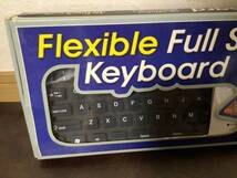 ③⑧新品★Flexible キーボード シリコンカバー 109ｋｅｙ USB PS/2対応 ブラック_画像6