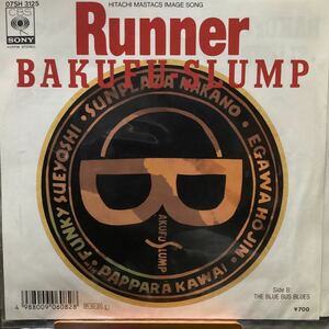 爆風スランプ RUNNER 中古品レコード