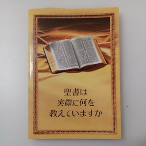 zaa-518♪『聖書は実際に何を教えていますか』　ものみの塔聖書冊子協会　2009年　手帖サイズ版2