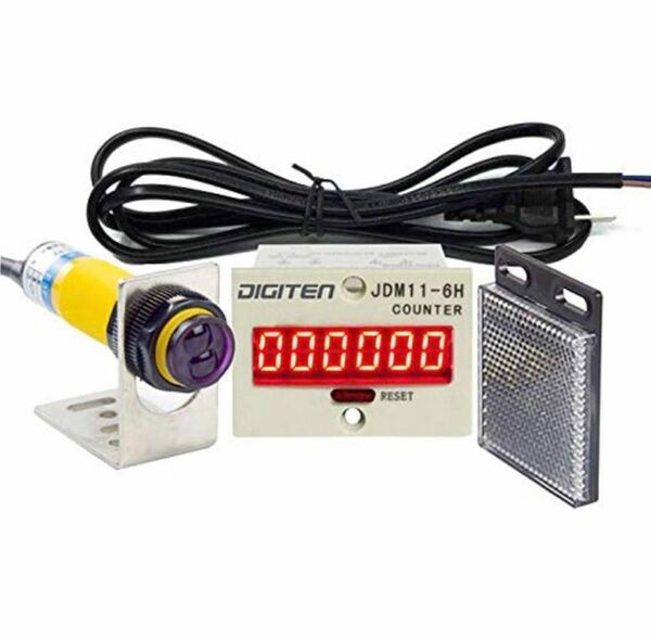 デジタルLEDカウンター　スイッチセンサー　100-240VAC