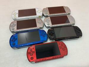 2/6☆SONY　PSP　本体　7台セット　ガンダムVSガンダム　PSP-3000×4/PSP-2000×2/PSP-1000【写真追加あり】☆A1