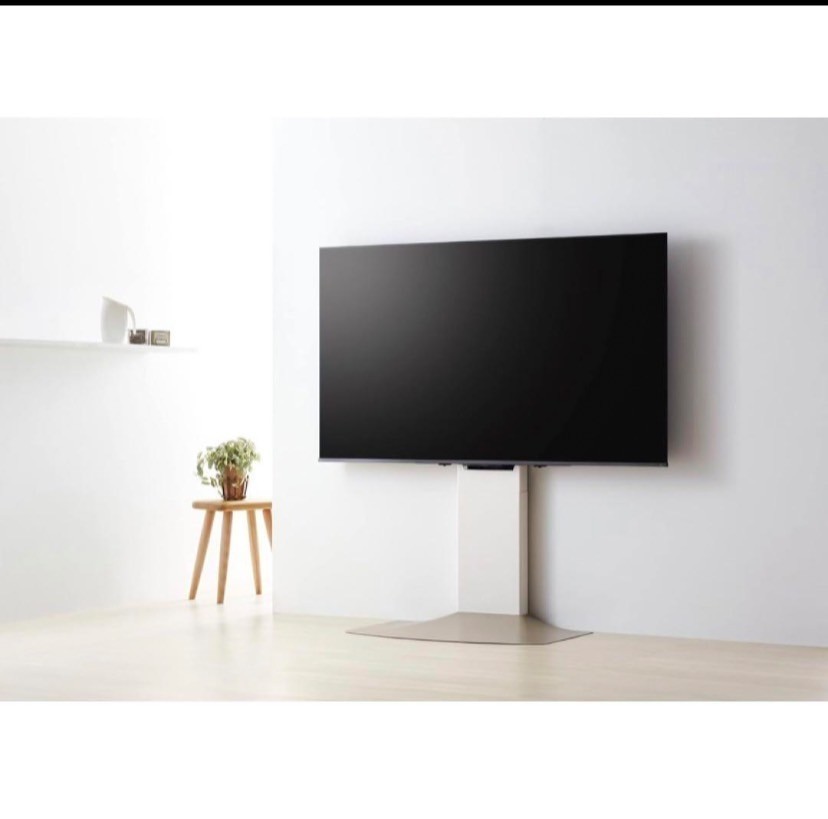 美品】 ハヤミ工産 壁寄せテレビスタンド TIMEZ 60V型 KF-850 HAYAMI