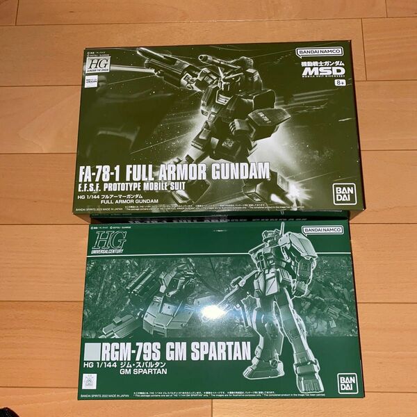 新品未開封 HG フルアーマーガンダム MSD ＆ HG ジムスパルタン ２体セット ガンプラ 