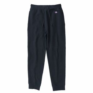 ★チャンピオン Champion 新品 メンズ 定番 シンプル ロゴ カジュアル スウェット ロング パンツ 紺 Lサイズ[C3Q202-370-L] 四 弐★QWER★