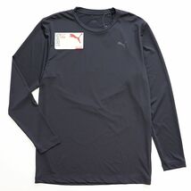 ●送料390円可能商品 プーマ PUMA ゴルフ GOLF 暖かい WARM メンズ 長袖 着易い コンプレッション シャツ 灰 [D4PMH608-Q06-L]三 弐★QWER_画像2