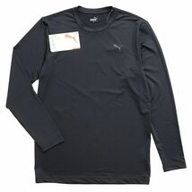 ●送料390円可能商品 プーマ ゴルフ PUMA GOLF 暖かい WARM メンズ 長袖 着易い コンプレッション シャツ 黒 [D6PMA918-Q05-L]三 弐★QWER_画像2