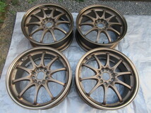 レイズ VOLK RAYS CE28N 18インチ 7.5J オフセット50　ブロンズ/BR PCD114.3 5H_画像1