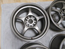 美品！RAYS GRAM LIGHTS グラムライツ57C 17×7.5J+30、、17×8.5J+30　PCD114.3-5穴　マットブラック MB 計4本_画像5