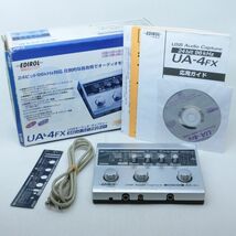 110Z 簡易動作確認 ジャンク UA-4FX ローランド Roland EDIROL USB オーディオキャプチャー オーディオインターフェイス_画像1