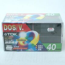 055a 送料無料 未使用 未開封 ジャンク TDK MF2HD-BMX40PS フロッピーディスク 2HD DOS/V用 40枚入 ケース_画像2
