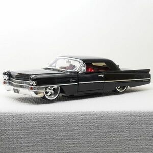 110Z 状態悪 ジャンク 1/24 CADILLAC 1963 SERIES 62 キャデラック Jada TOYS DUB CITY ブラック ミニカー