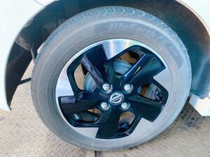 5kurudepa ルークス 5AA-B44A タイヤ ホイール １本 ヨコハマ 155/65R14 純正 アルミ ４穴 P=100 B45A B47A B48A HWS-X 32847