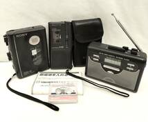 ＃4249AZ【おまとめ】【ジャンク扱い】★☆ SONY カセットテープレコーダー カセットプレイヤー TCM-47 M-529　AudioPro　88　セット　☆★_画像1