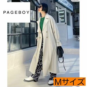 《PAGEBOY ページボーイ》テンセルスマートトレンチコート トレンチコート トレンチ エクリュ 生成り Mサイズ