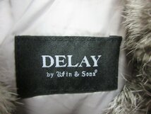 1000円～DELAY by Win&Sons　ディレイ バイ ウィンアンドサンズ　ファー付きダウンベスト　サイズ不明_画像2