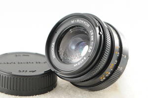 MINOLTA M-ROKKOR 28mm F2.8 Minolta wide-angle single burnt point lens 