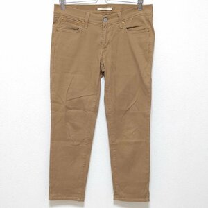 (^w^)b Levi’s リーバイス ボーイフレンド テーパード フィット パンツ ｗ27 BOYFRIEND ブラウン色 デニム ジーンズ チノパン ローライズ