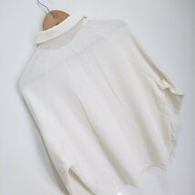 (^w^)b デイジー ハーフジップ スウェット Tシャツ プルオーバー ホワイト 胸ポケット 無地 きれいめ シンプル カジュアル DAZY L_画像6