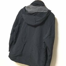 (^w^)b AIGLE エーグル ACTIMUM マウンテン パーカー ナイロン ジャケット ジップアップ ブラック 黒色 メンズ L サイズ マンパ 7581f_画像7