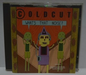 西独盤 CD　COLDCUT　WHAT'S THAT NOISE?　ダウンタウンのガキの使いやあらへんで 旧テーマ曲収録　THEME FROM REPORTAGE コールドカット