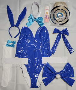 【コスプレ衣装】ブルーアーカイブ 飛鳥馬トキ バニーガール XL　HALO(ヘイロー)＋ウィッグ付き
