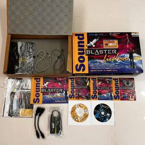 付属品のみ Sound Blaster Live! Pro デジタルオーディオシステム 制作しシステム Blaster Mark 1812 パーツ　PC 1