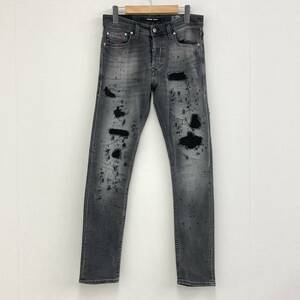 DIESEL D.N.A ダメージ加工 デニムパンツ グレー ブラック W27 ディーゼル DNA ジーンズ ジーパン 2020333