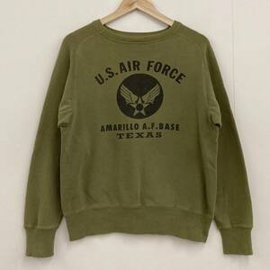 Buzz rickson's US AIR FORCE フリーダムスリーブ スウェット カーキ Mサイズ Buzz ricksons バズリクソンズ トレーナー 東洋 3070083