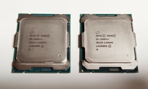 動作品 Xeon E5-2699V4 22-Core 2.2GHz~Max 3.6GHz/25M/FCLGA2011 2個セット ①