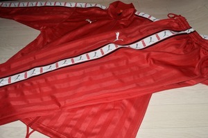 美品　PUMA ジャージ上下セット　S-M　M　レッド