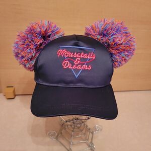 東京ディズニーリゾート限定 カラフル ボンボン キャップ帽子 Mickey Minnie ミッキー ミニー ディズニーランド