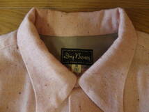 Dry Bones ドライボーンズ ネップオープンカラーシャツ 36 S ビンテージ 50s ロカビリー_画像3