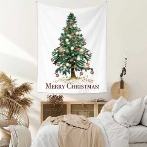 クリスマス　タペストリー　ツリー　飾り　装飾　背景布 簡単　Xmas 室内　壁掛け