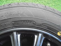 5EU725BB15) 送料無料 2023年製 155/65R13 ダンロップ ENASAVE EC204 夏タイヤ+13インチホイール4本セット　_画像5