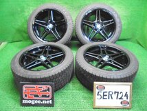 5ER724AF8) 送料無料 245/45R18 KENDA KR36 ICETEC NEO スタッドレスタイヤ+美品 18インチホイール4本ズセット 2020年製　BMW 6シリーズ_画像1