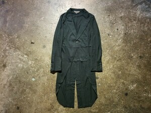 COMME des GARCONS HOMME PLUS 13ss コットン燕尾ジャケット 2013ss AD2012 コムデギャルソンオムプリュス