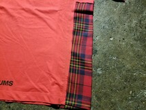 COMME des GARCONS 2017Xmas Re/tartan Re/energy PARFUMS タータンチェック切替Tシャツ コムデギャルソン 再構築_画像3