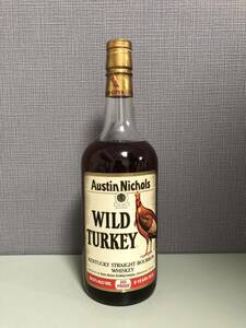 WILD TURKEY ワイルドターキー8年 旧ボトル　金キャップ　1000ml/1L 101PROOF