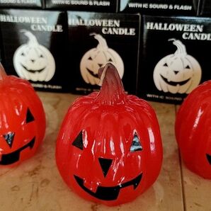 Halloweenキャンドル パンプキン 12個セット ハロウィンキャンドル