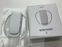 開封済未使用品　SONY ウェアラブルサーモデバイスキット　REON POCKET 4　RNPK−4 ネックバンド　RNPB−3 動作未確認　【3934】_画像1