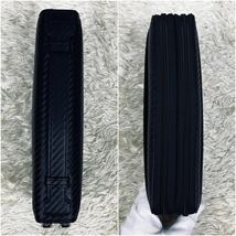 1円［極美品 希少品] TUMI トゥミ メンズ ビジネス トラベルケース オーガナイザー 長財布 ラウンドファスナー ダブル 2室 オールレザー 黒_画像5