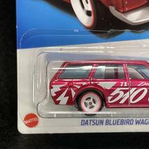 【ホットウィール】2023ダットサンブルーバードワゴン510 スーパートレジャーハント ファクトリーシールド DATSUN BLUEBIRD WAGON [510]_画像4