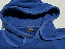 STUSSY GRADATION LINE HOODIE ステューシー グラデーション ライン スウェット プルオーバー パーカー フーディー OLD USA 00s M SS LINK_画像5