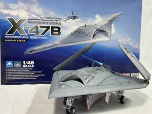 1/48 Ｘ-47B 塗装済み完成品 フリーダム アメリカ海軍無人戦闘攻撃機