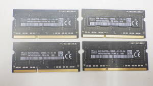 SK hynix APPLE iMAC Note PC etc. for original memory PC3L-12800S HMT451S6AFR8A-PB DDR3 4GB 4 pieces set total 16GB used operation goods 