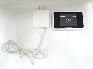 複数在庫　docomo Wi-Fi STATION HW-02G　利用制限〇　ACアダプタ HW04付き　中古美品　