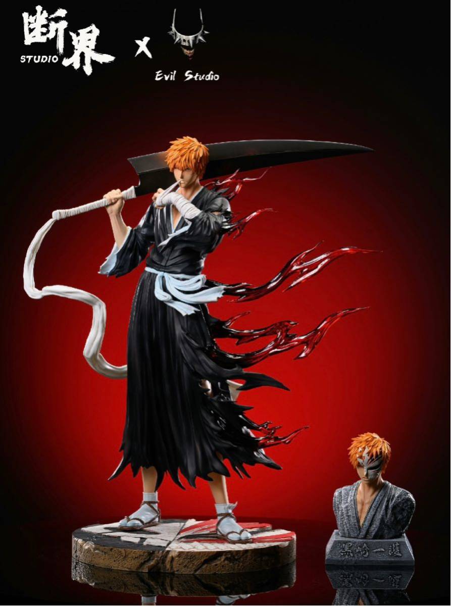 BLEACH 黒崎一護 ガレージキット ガレキ スタチュー⑤⑤-